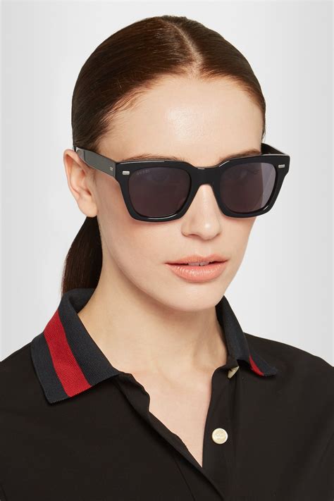 gucci eyewear square-frame acetate sunglasses|Gucci sunglasses price.